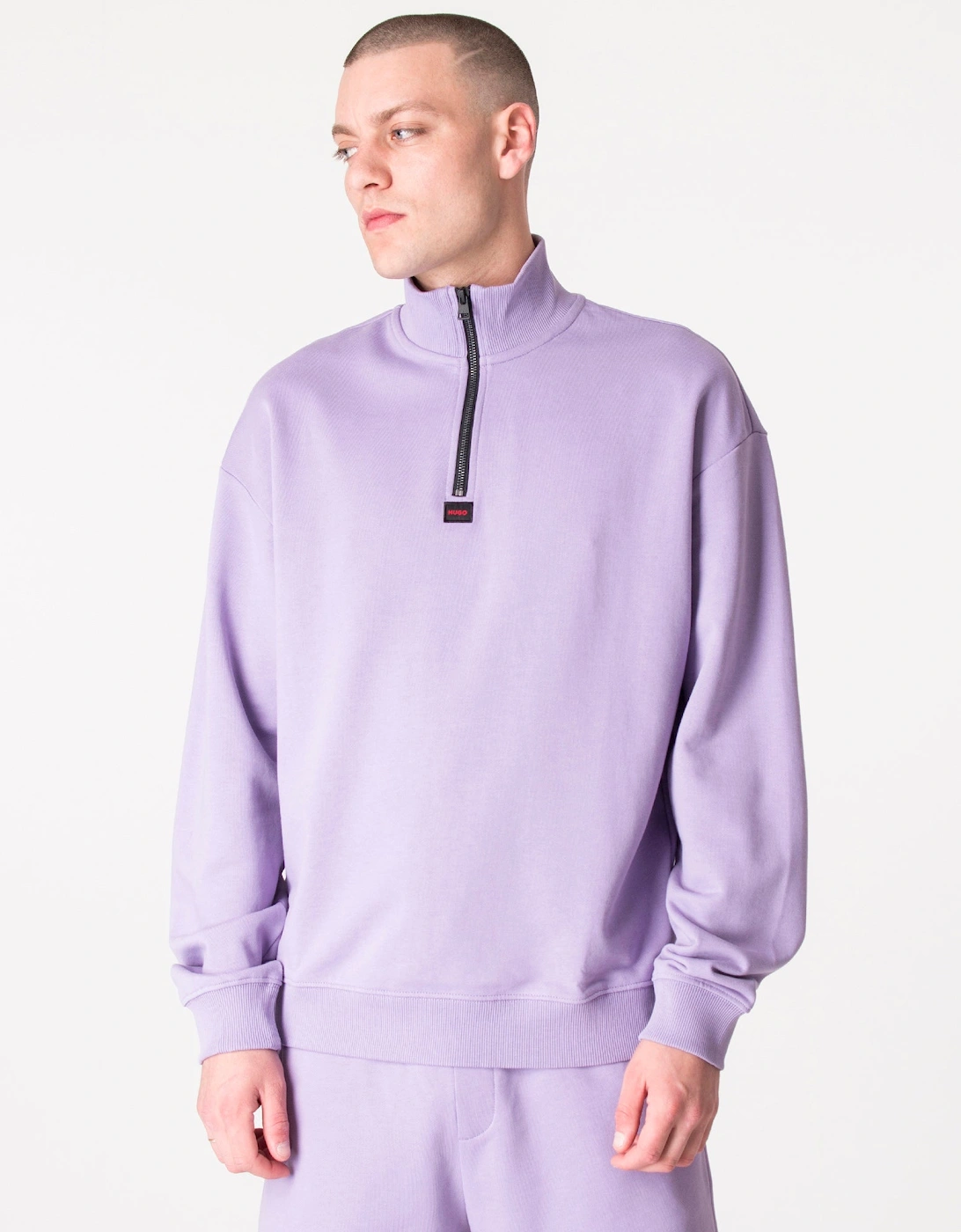 Relaxed Fit Durty Quarter Zip Sweatshirt, 5 of 4