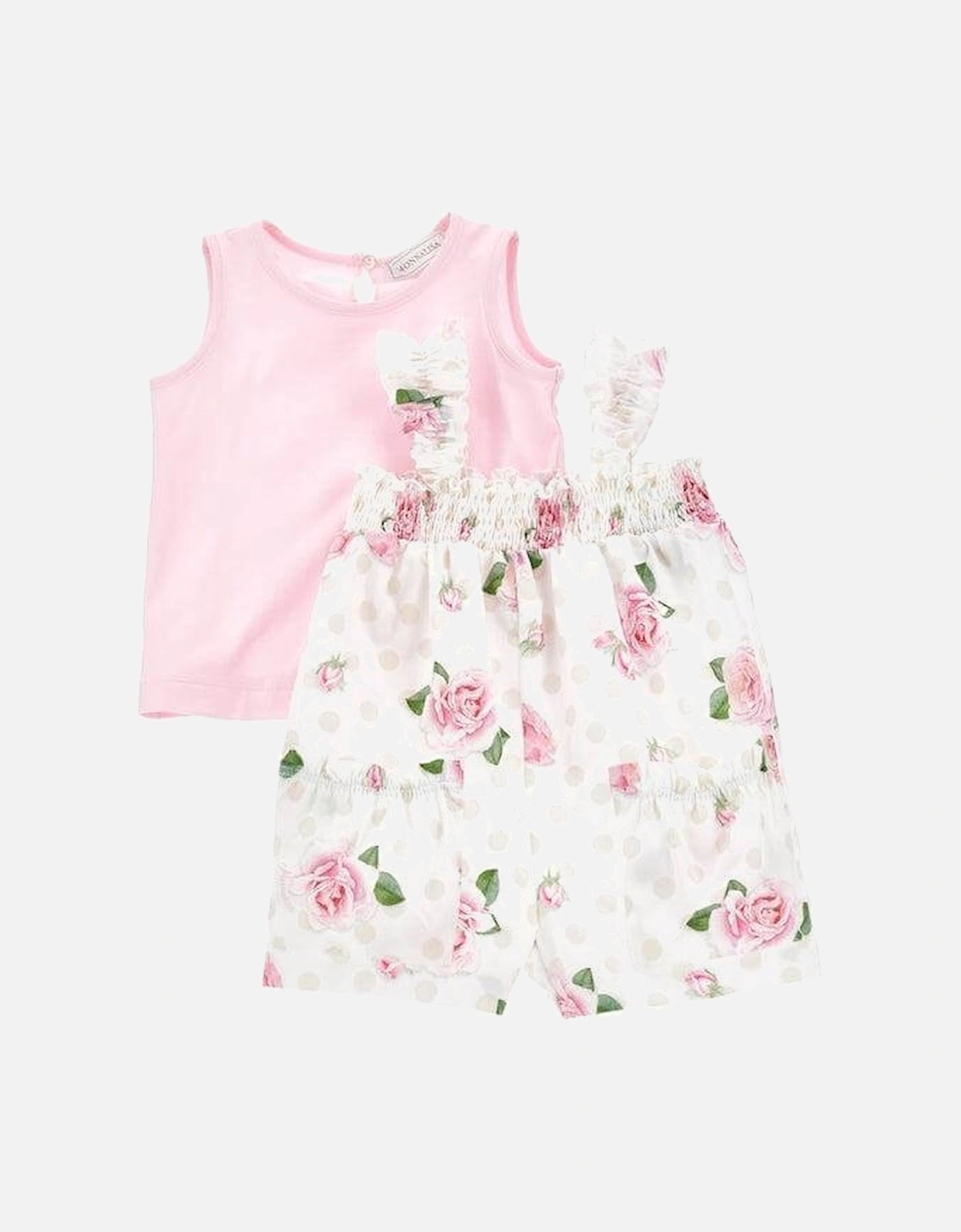 Baby Girls Rose Romper