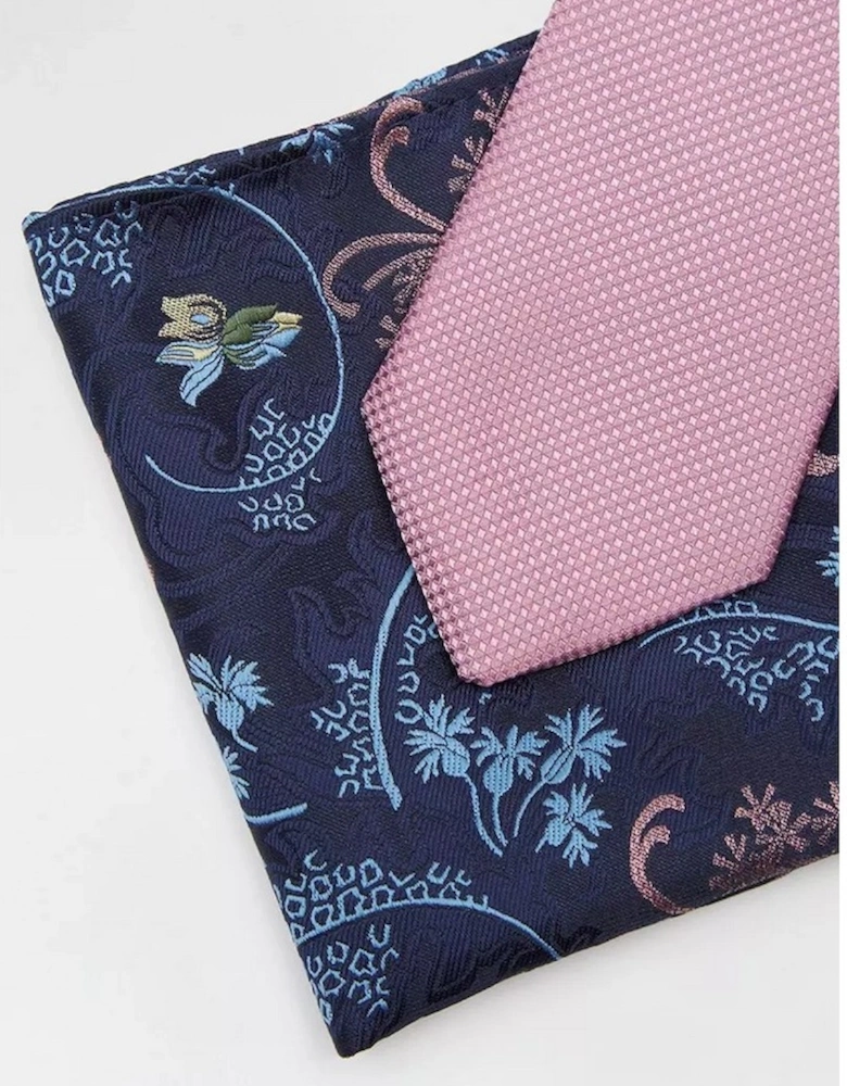 Floral Tie & Pocket Square Set