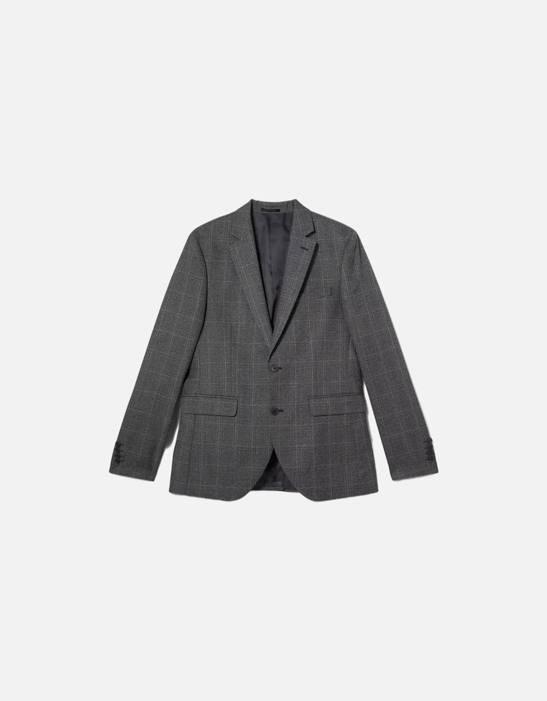 Mens Highlight Checked Skinny Suit Jacket, 6 of 5