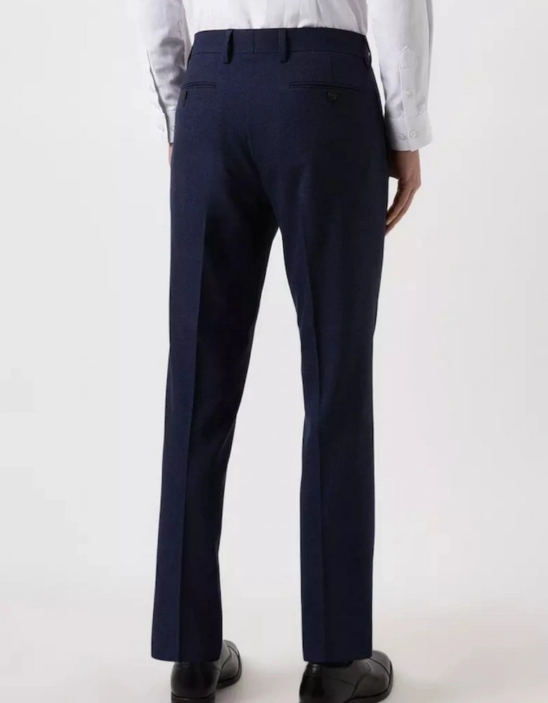 Mens Marl Tailored Suit Trousers