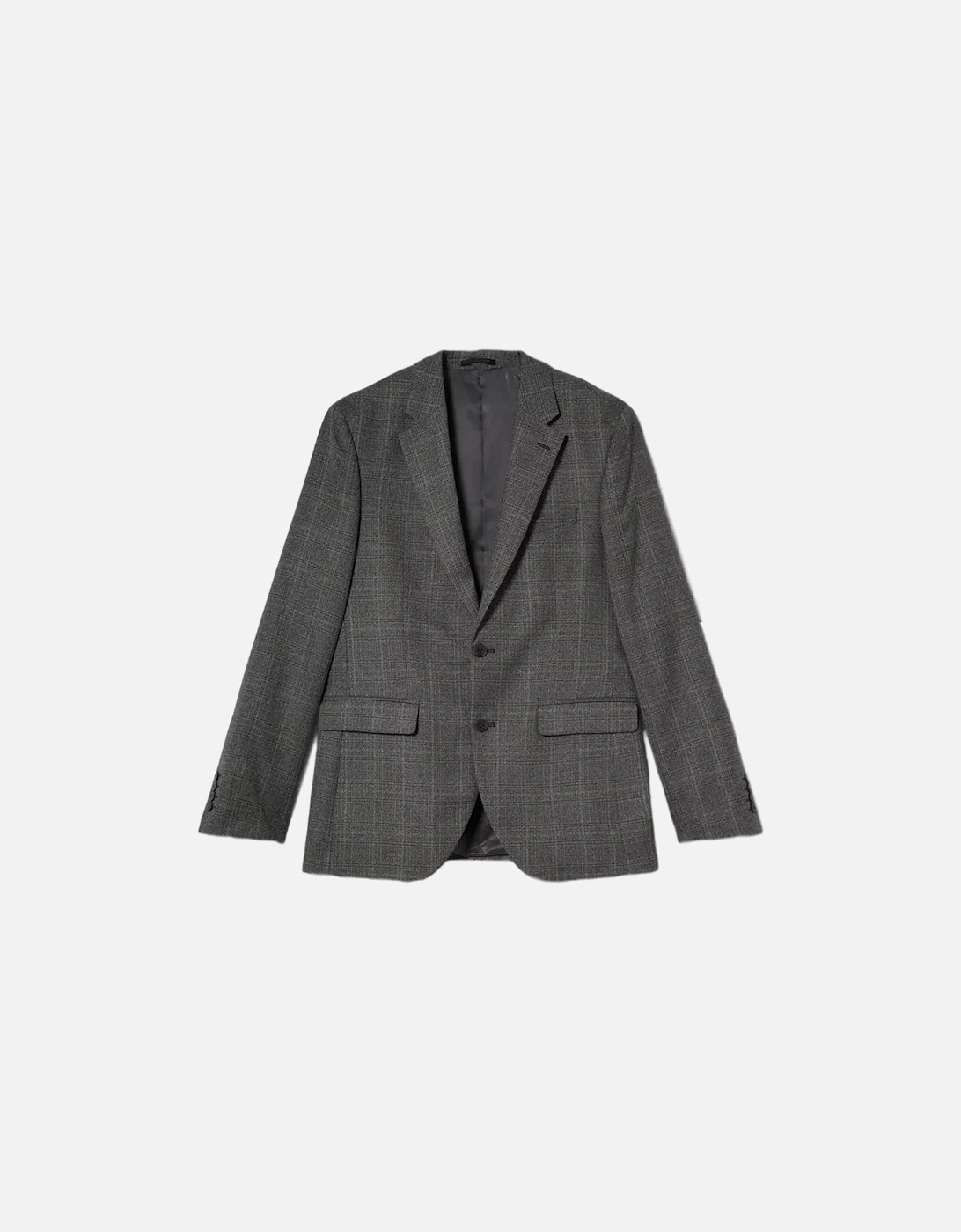 Mens Highlight Checked Slim Suit Jacket, 6 of 5