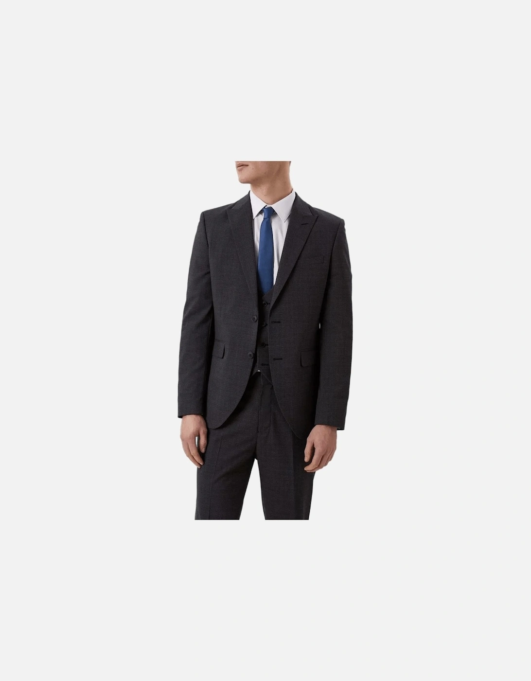 Mens Textured Slim Suit Jacket, 6 of 5