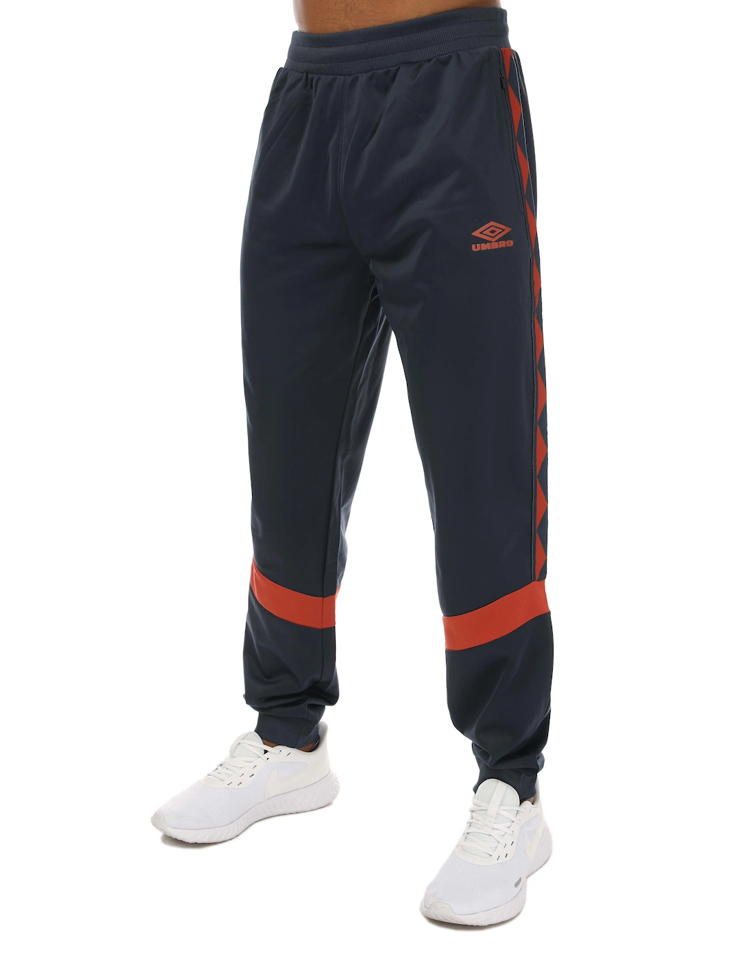 Mens Diamond Taped Tricot Track pants, 7 of 6