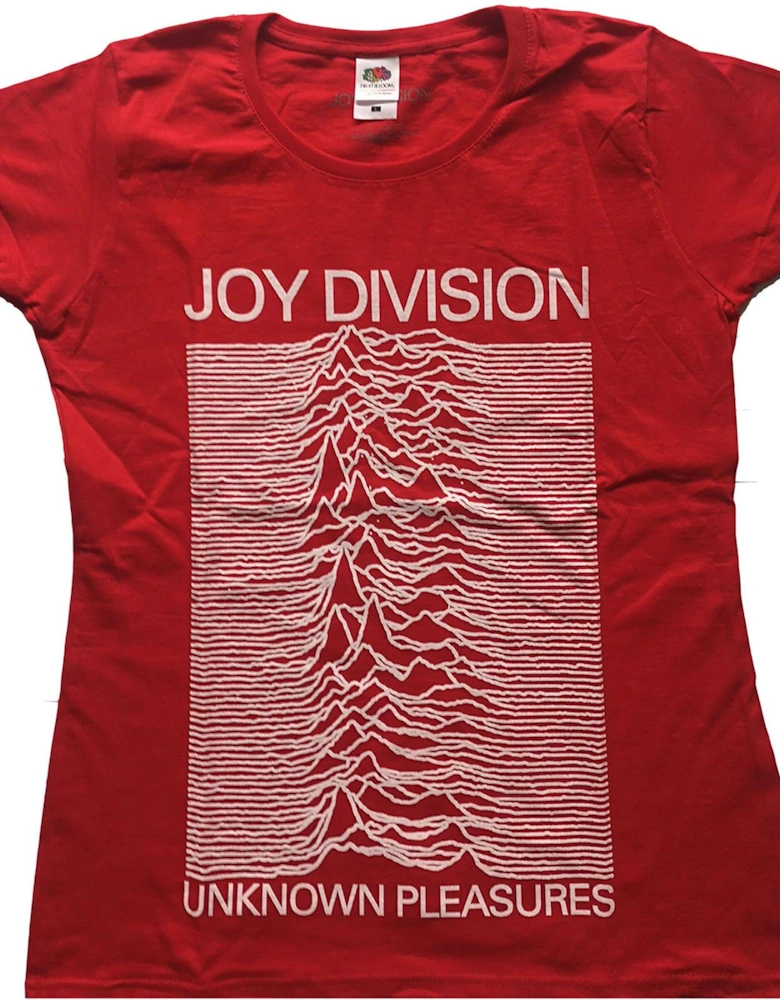 Womens/Ladies Unknown Pleasures Cotton T-Shirt