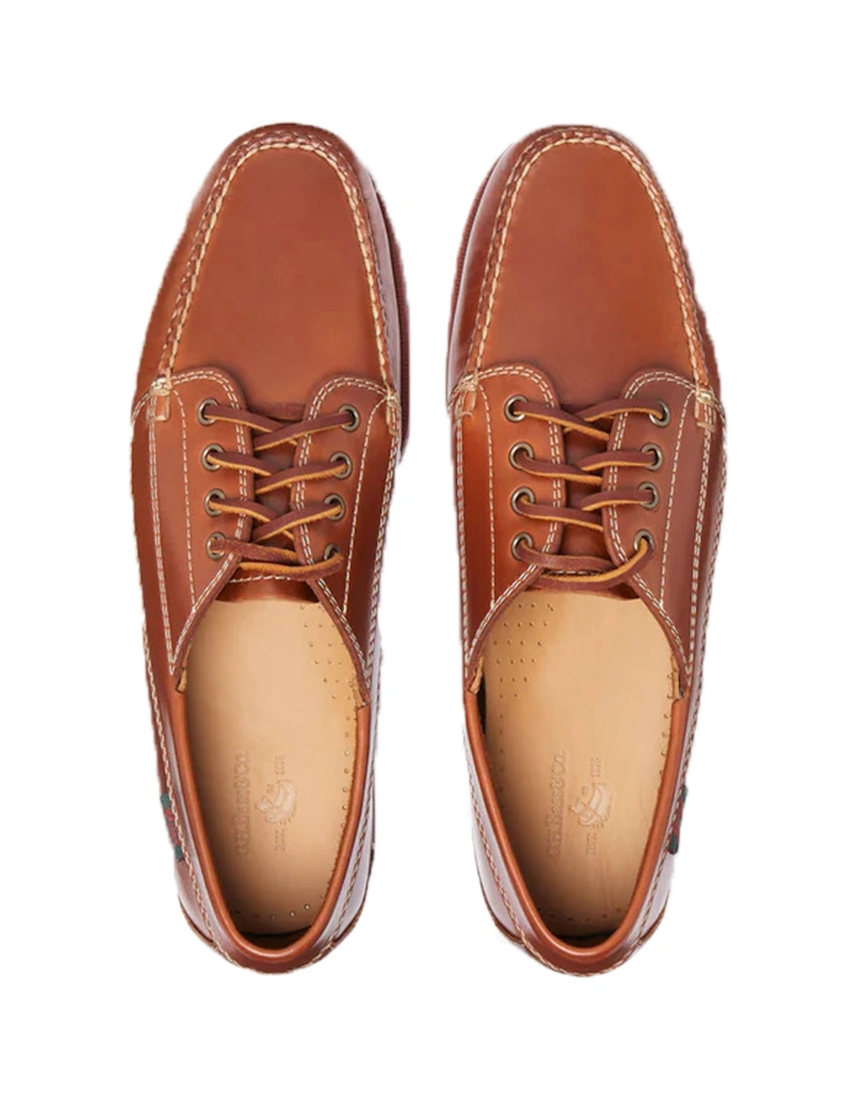 G.h.bass Camp Moc Jackman Pull Up Shoe Mid Brown