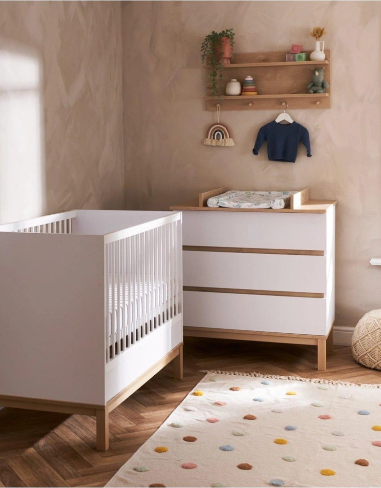 Astrid Mini 2 Piece Nursery Furniture Set - White