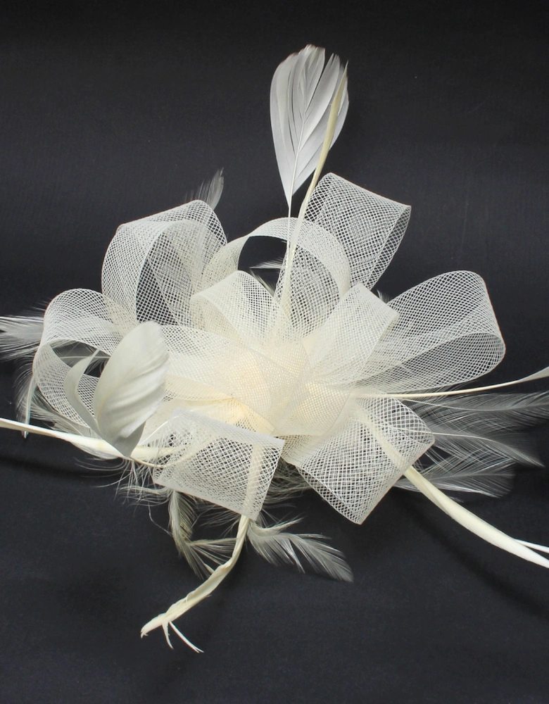 Grace Fascinator - Cream