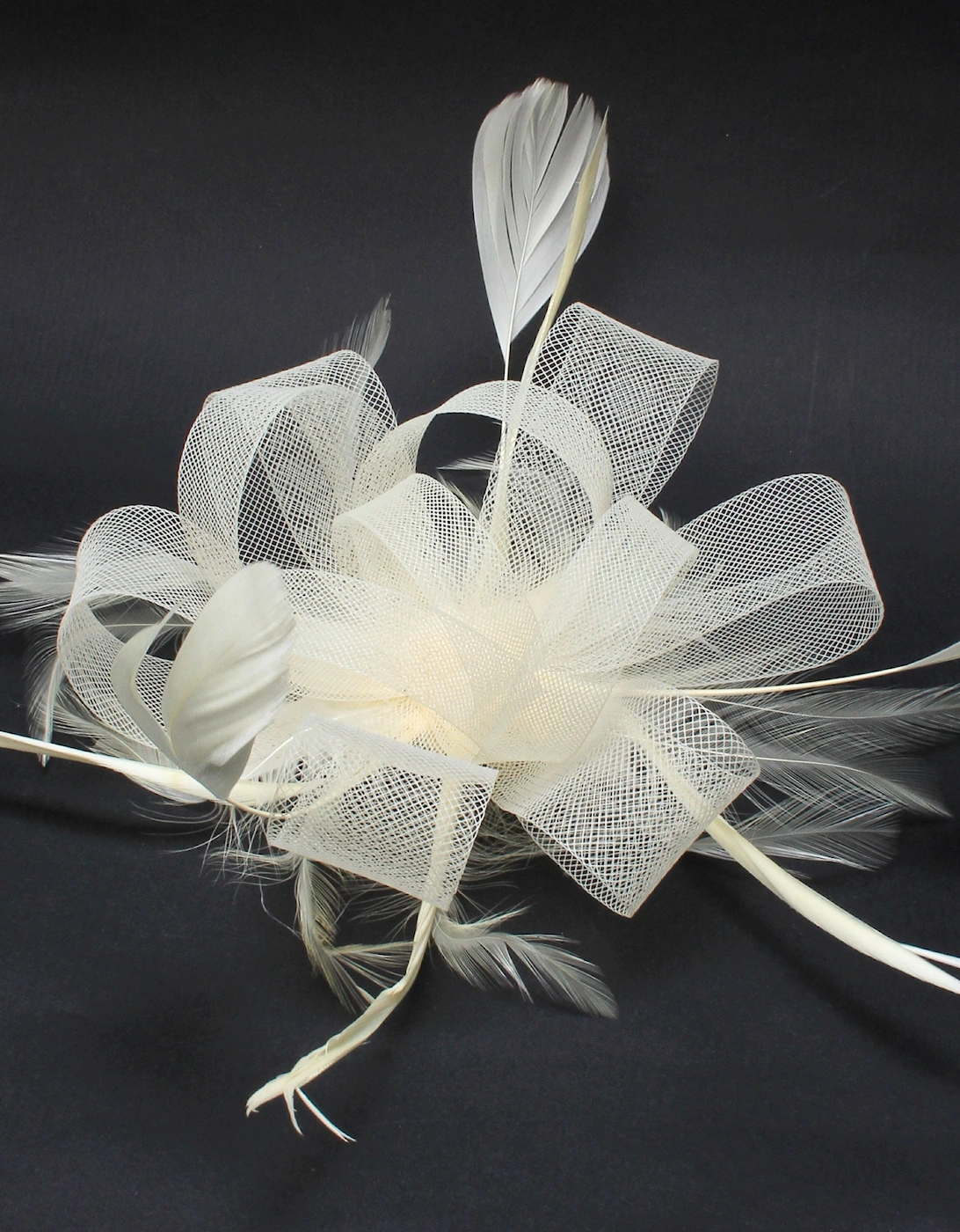 Grace Fascinator - Cream, 4 of 3