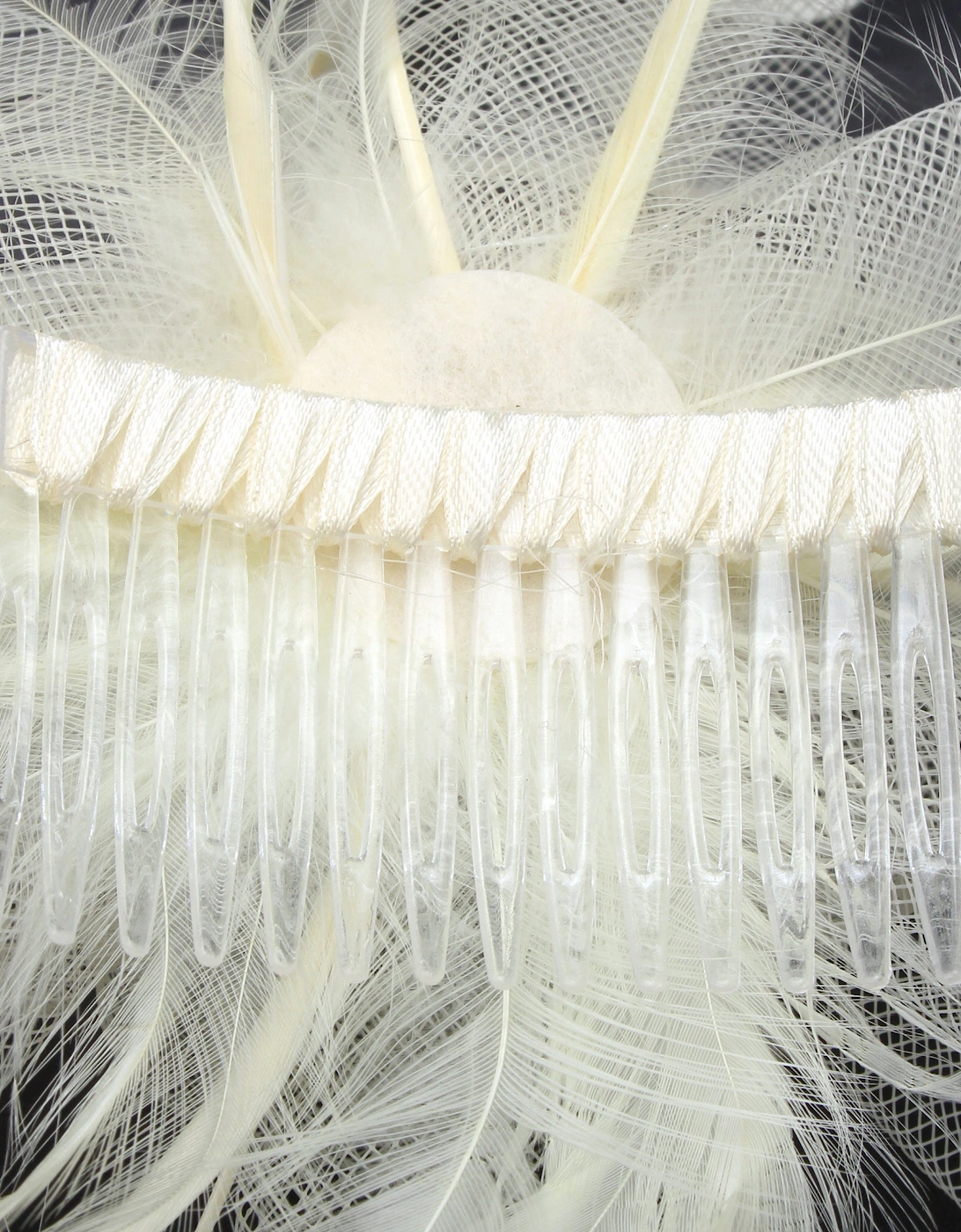 Grace Fascinator - Cream