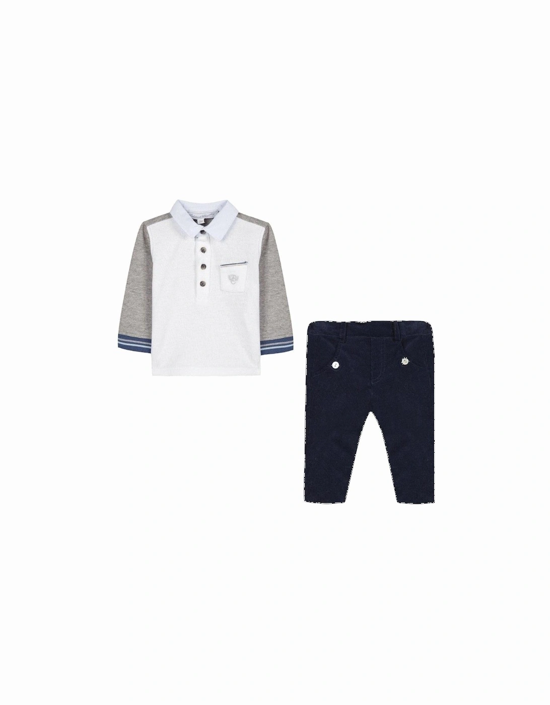 Boys Navy Trouser Set, 4 of 3