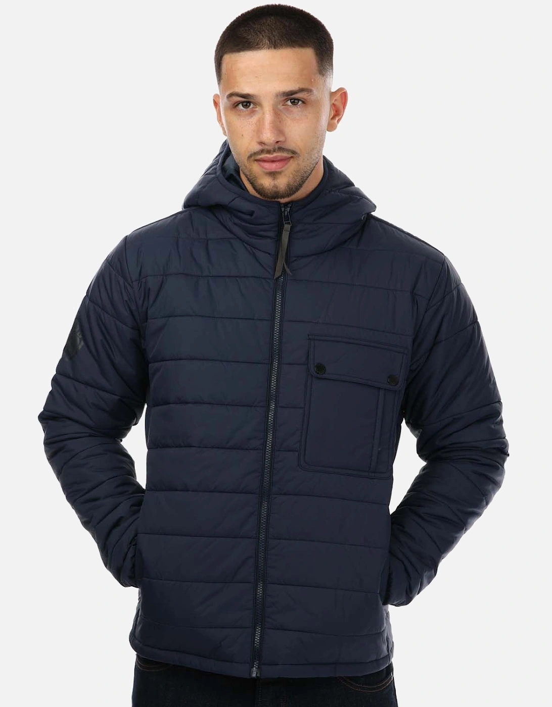 Mens Donlan Quilted Nylon Jacket, 7 of 6