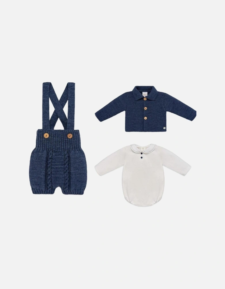 Baby Boys Cobalt Blue 'Orion' 3 Piece Set