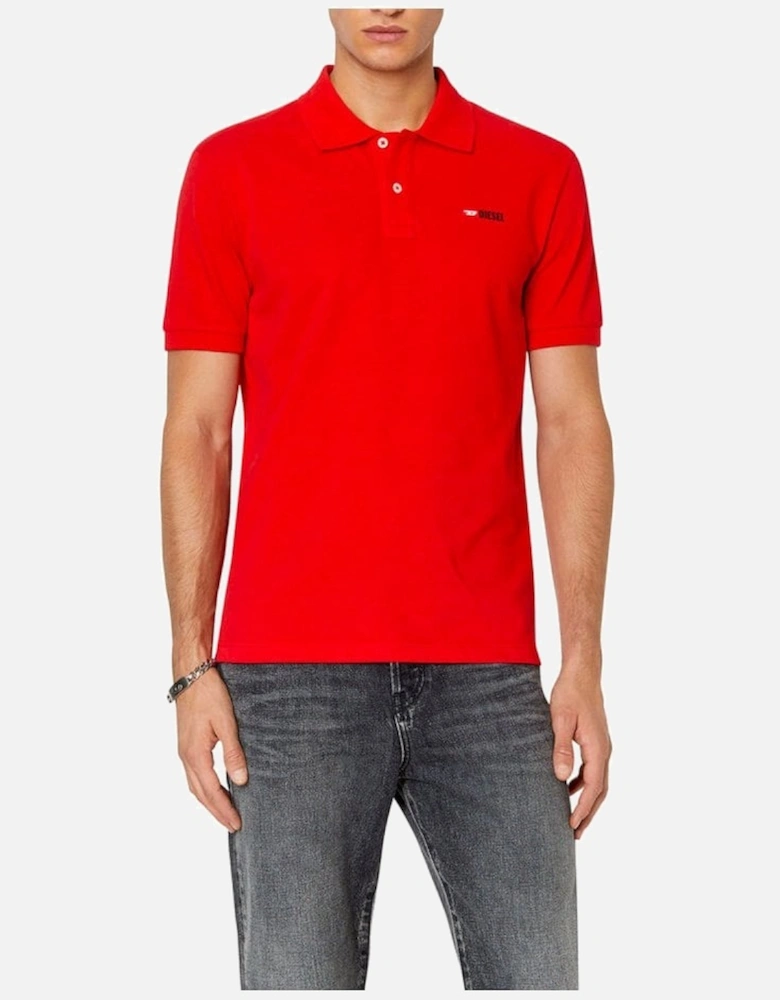 T-smith Division Polo Shirt Red