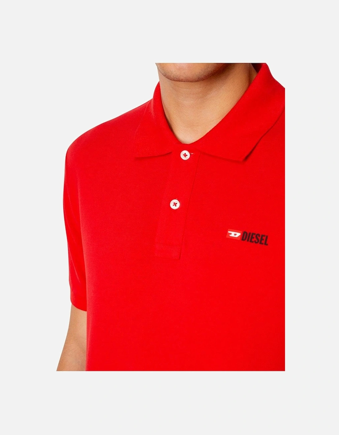T-smith Division Polo Shirt Red