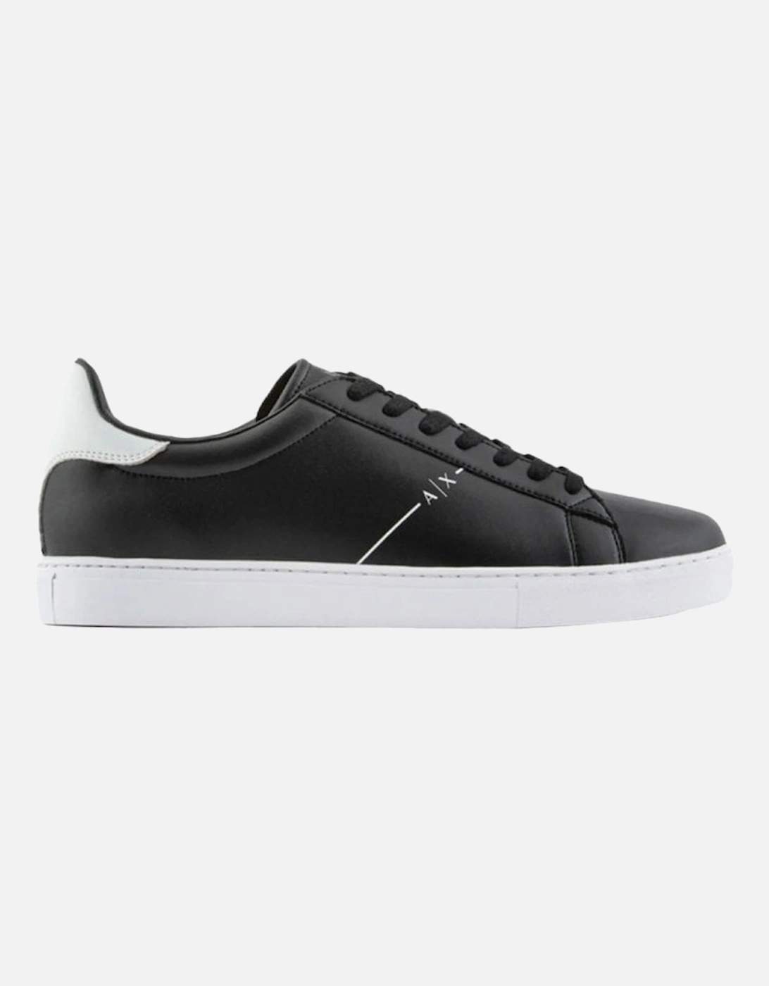 Cup Sole Bovine Leather Sneaker Black, 4 of 3