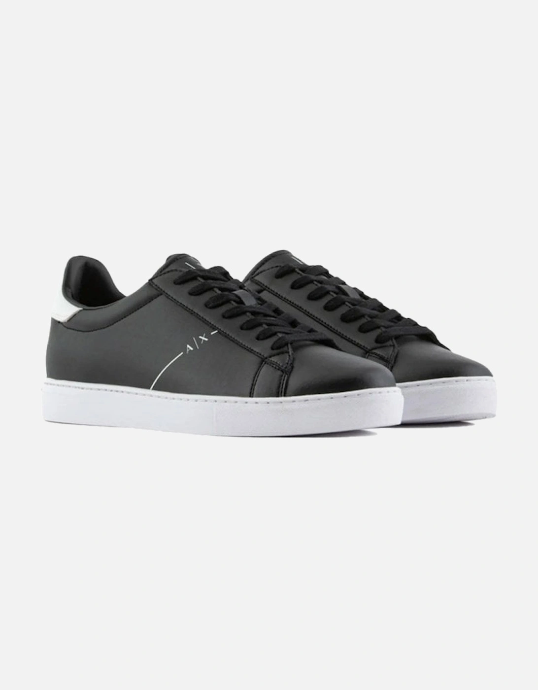 Cup Sole Bovine Leather Sneaker Black