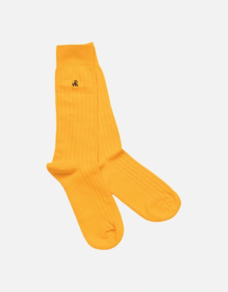 Bamboo Socks Yellow