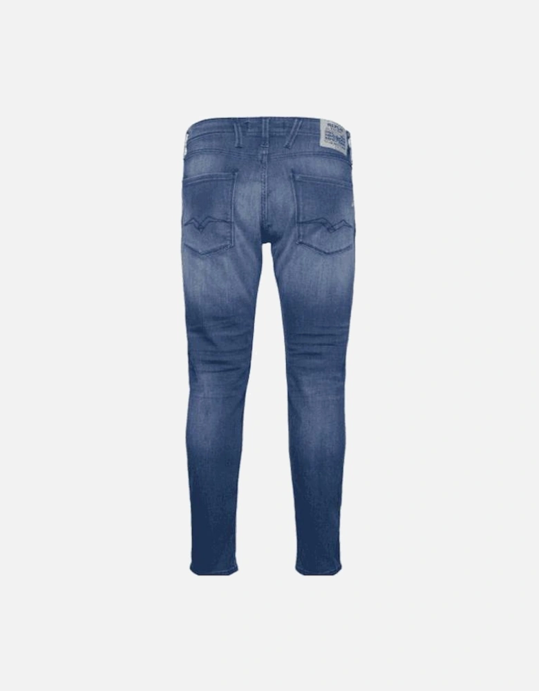 Anbass Stretch Dark Blue Slim Fit Jeans