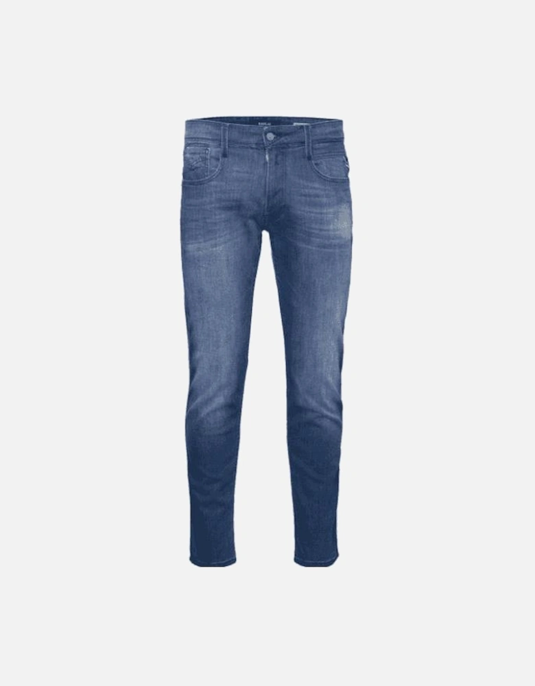 Anbass Stretch Dark Blue Slim Fit Jeans