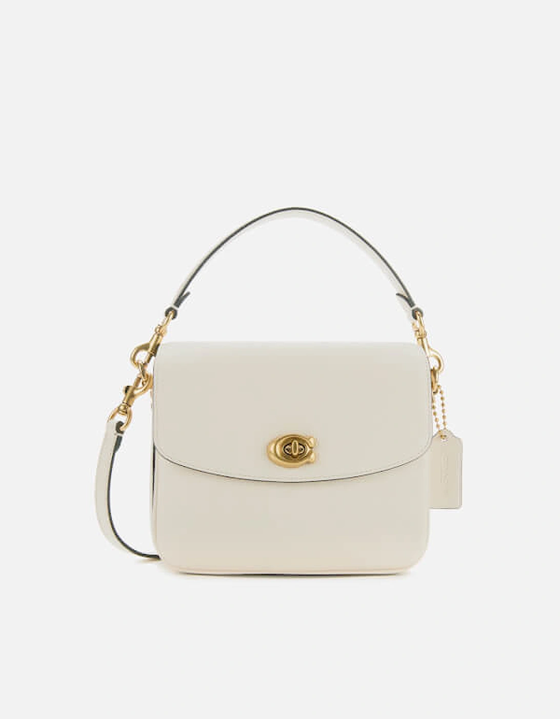 Cassie Polished Pebbled Leather Crossbody 19 - Chalk, 2 of 1