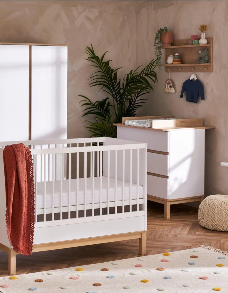 Astrid Mini 3 Piece Nursery Furniture Set - White