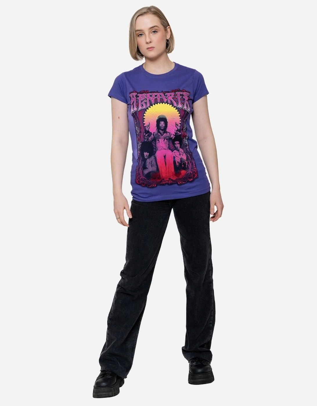 Womens/Ladies Karl Ferris Wheel Cotton T-Shirt