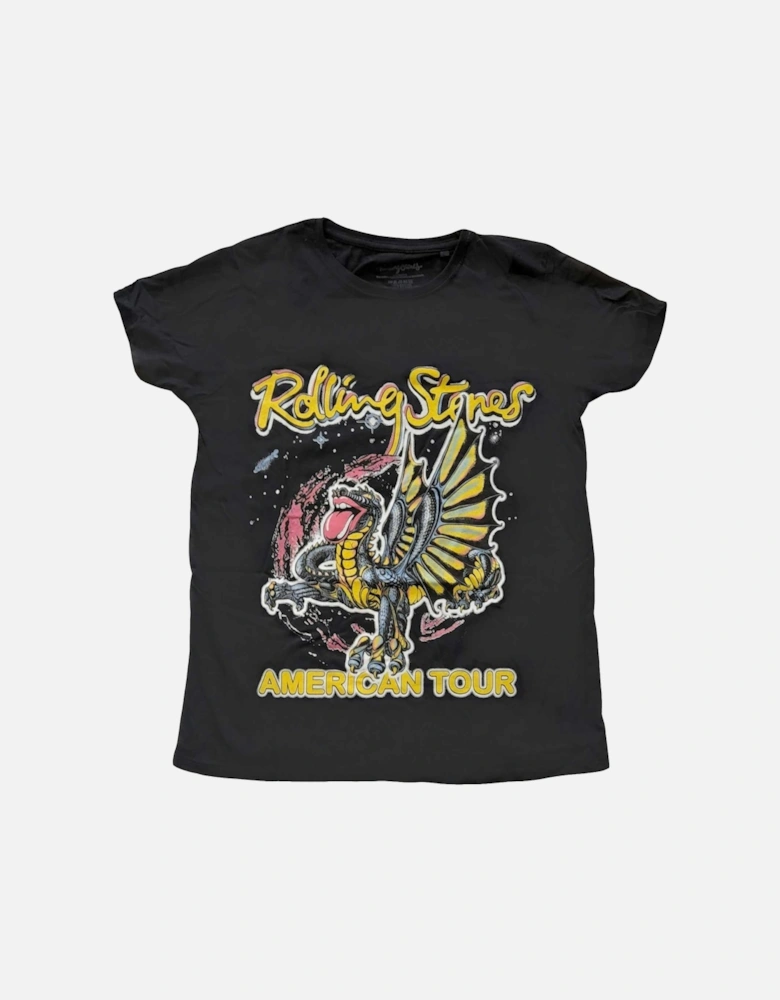 Womens/Ladies American Tour Dragon Cotton T-Shirt