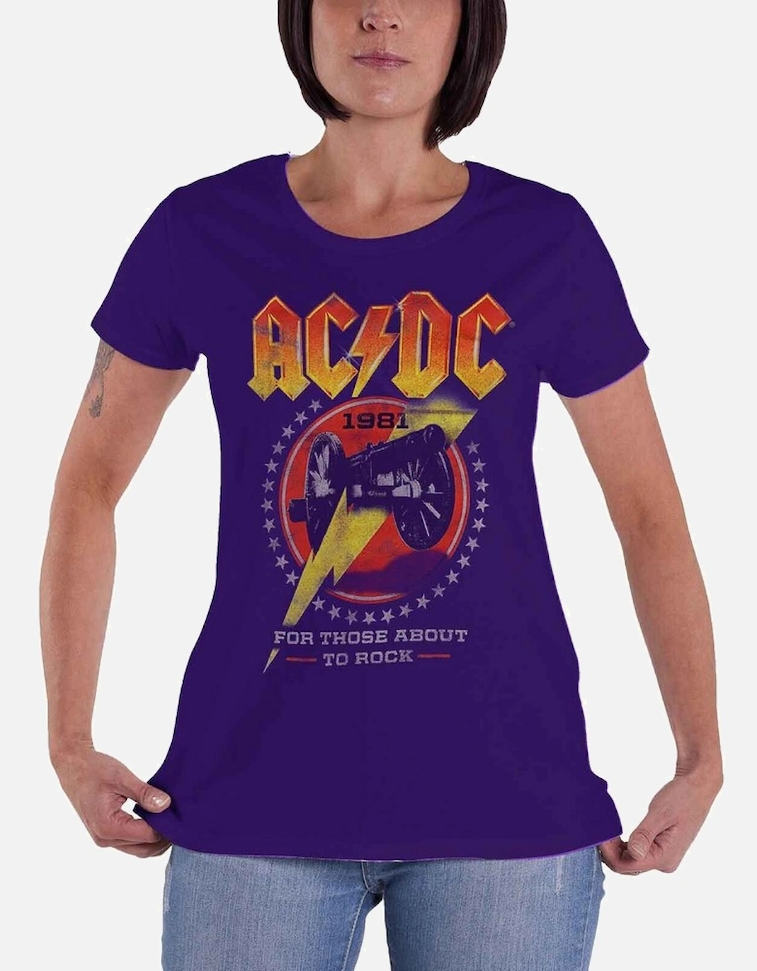Womens/Ladies For Those About To Rock ?'81 T-Shirt, 3 of 2