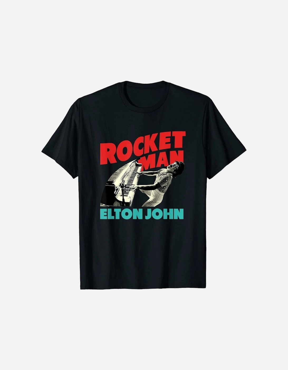 Elton John Unisex Adult Rocketman T-Shirt, 2 of 1