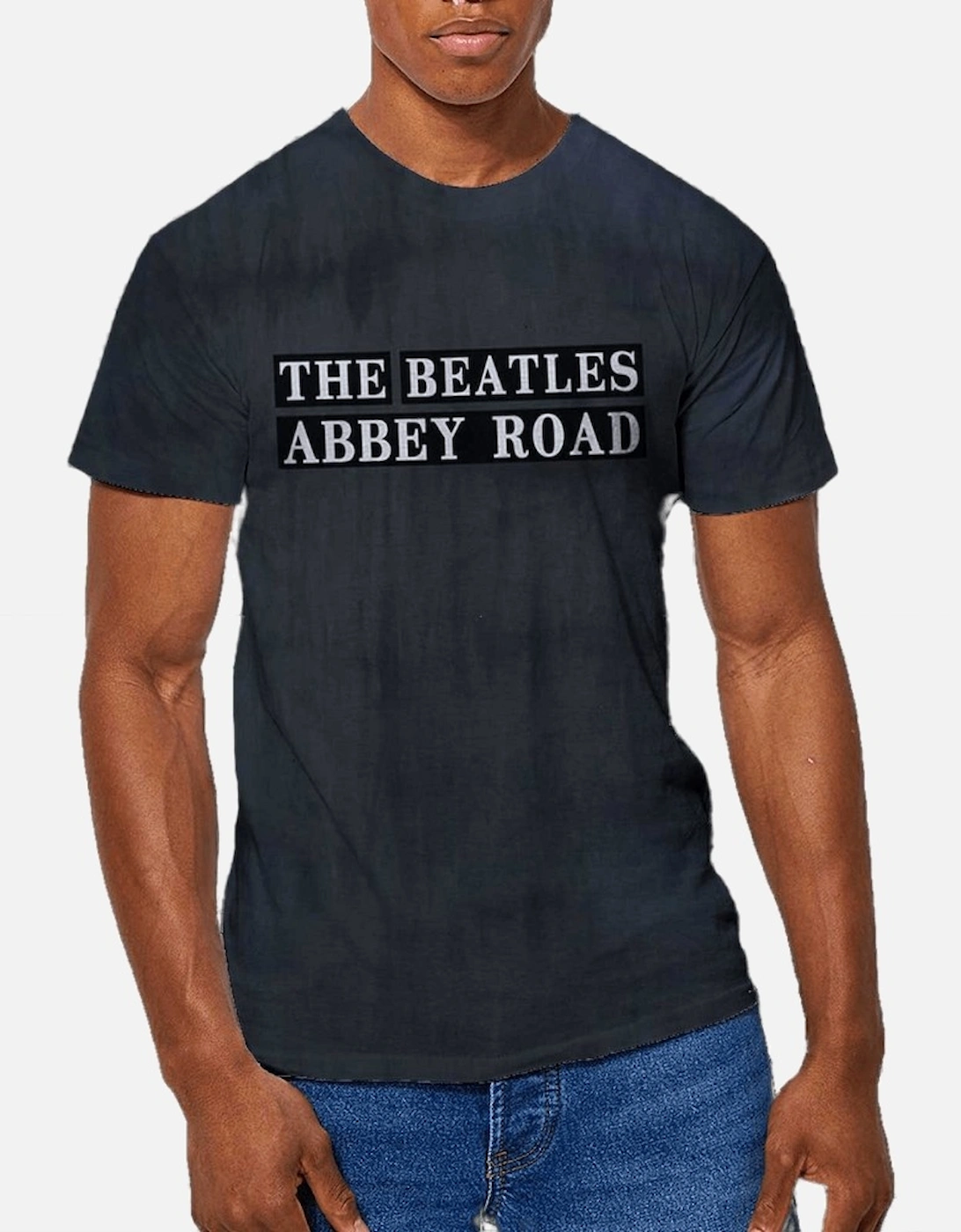 Unisex Adult Abbey Road Sign Dip Dye T-Shirt, 2 of 1