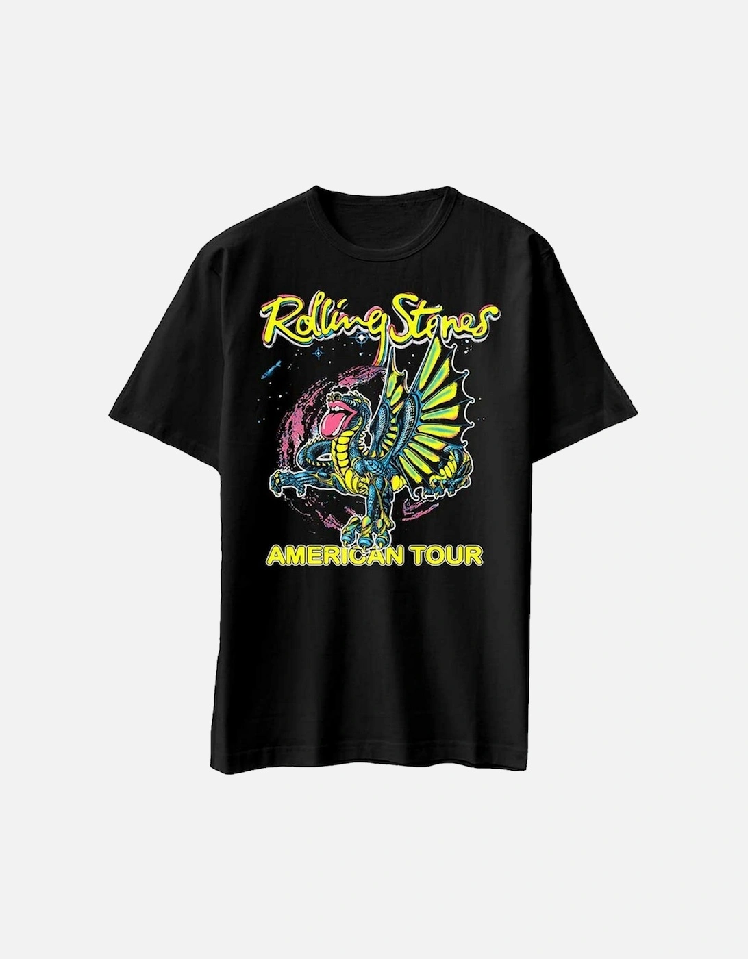 Unisex Adult American Tour Dragon T-Shirt, 2 of 1