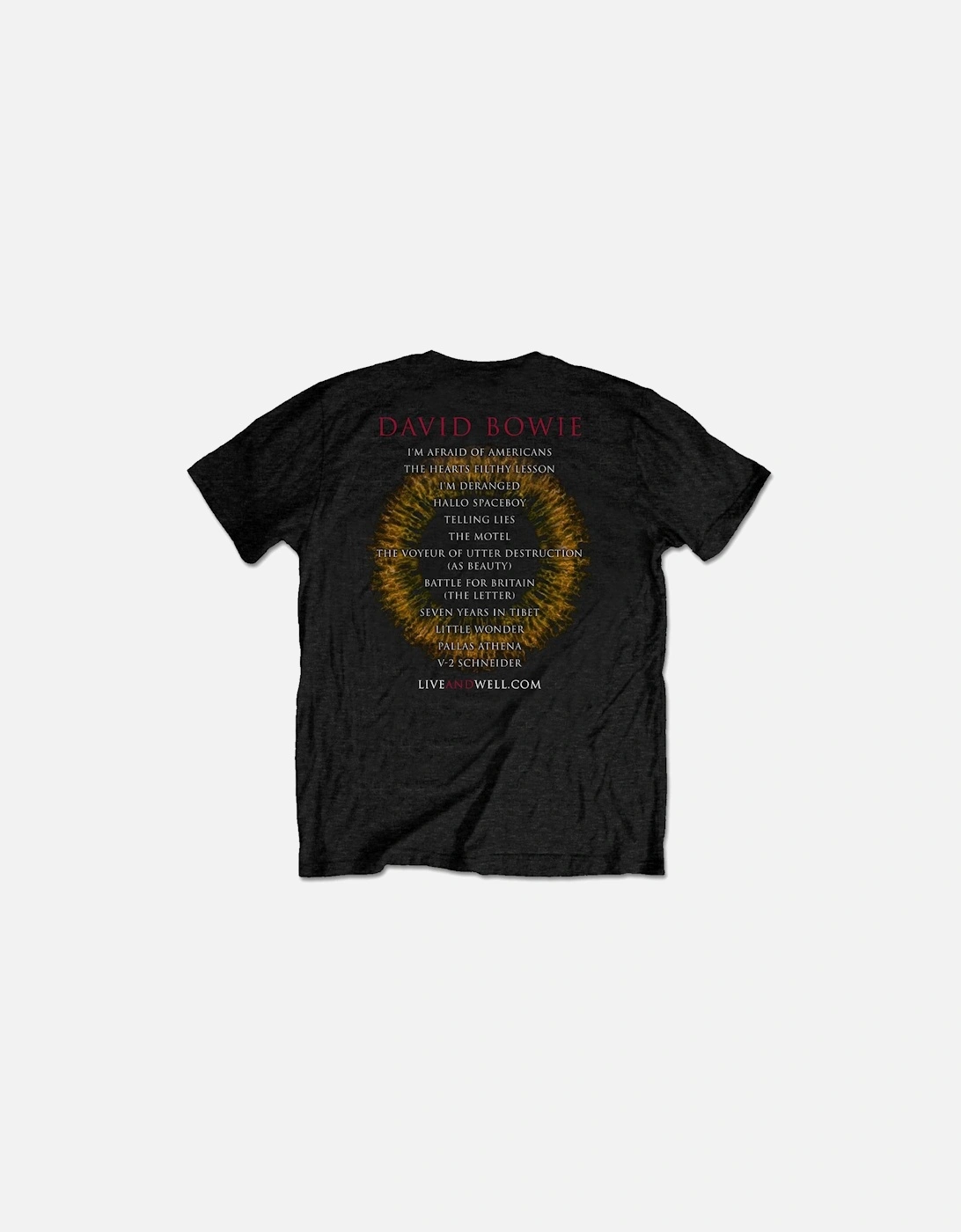 Unisex Adult LiveAndWell.com Back Print T-Shirt