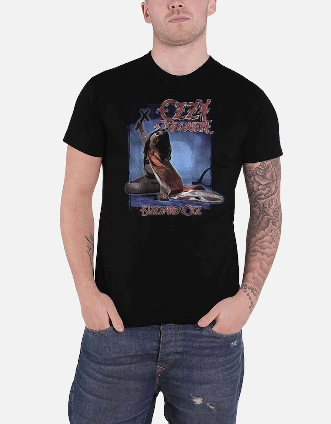 Unisex Adult Blizzard Of Ozz Track List T-Shirt, 4 of 3