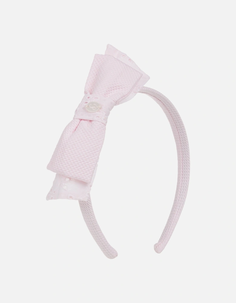 Pink Bow Hairband