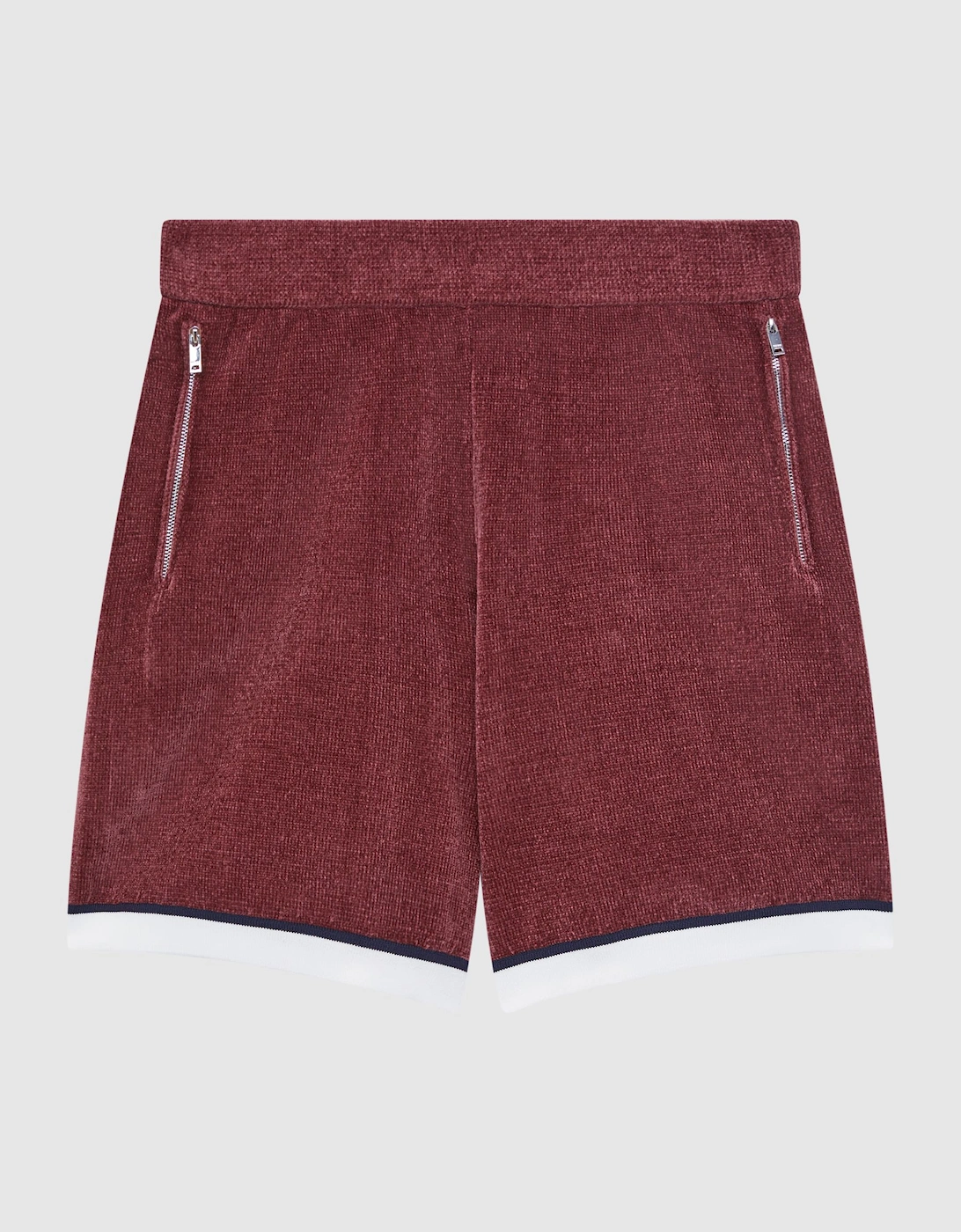 Relaxed Fit Elasticated Chenille Shorts, 2 of 1