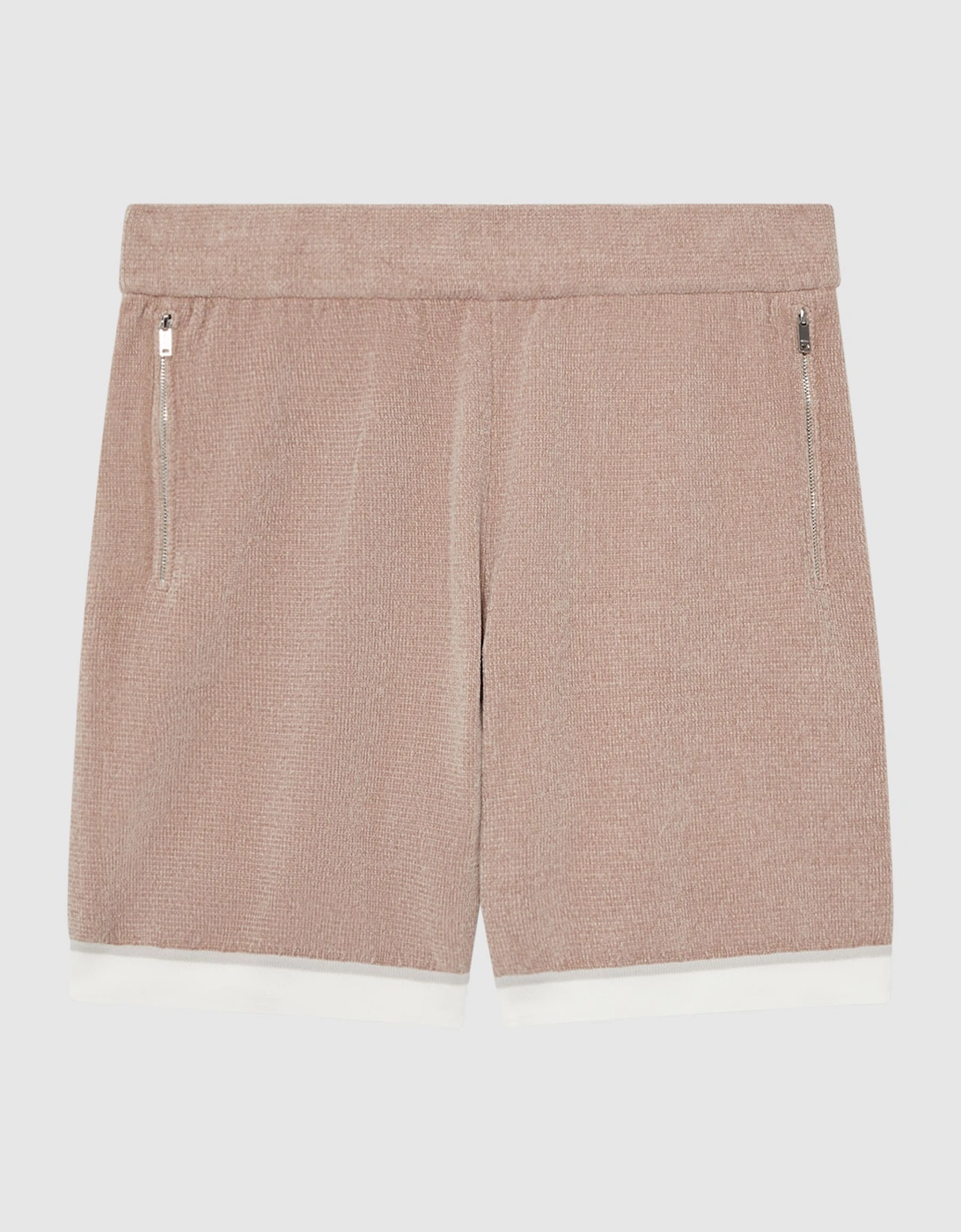 Relaxed Fit Elasticated Chenille Shorts, 2 of 1