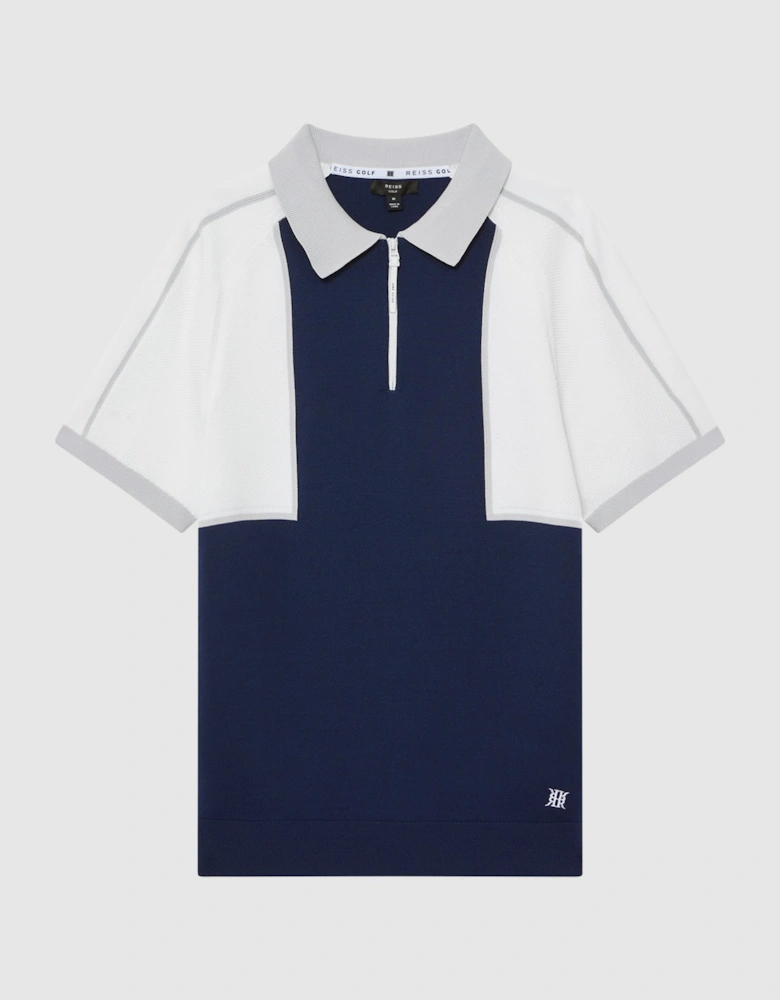 Golf Colourblock Half-Zip T-Shirt