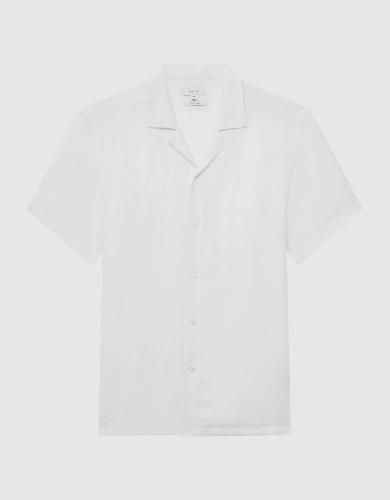 Linen Cuban Collar Shirt