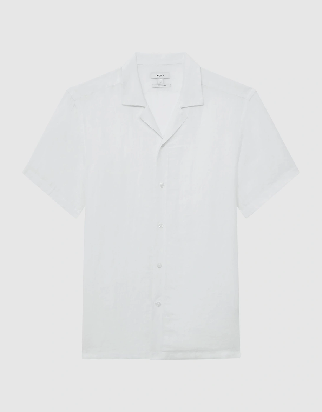 Linen Cuban Collar Shirt, 2 of 1