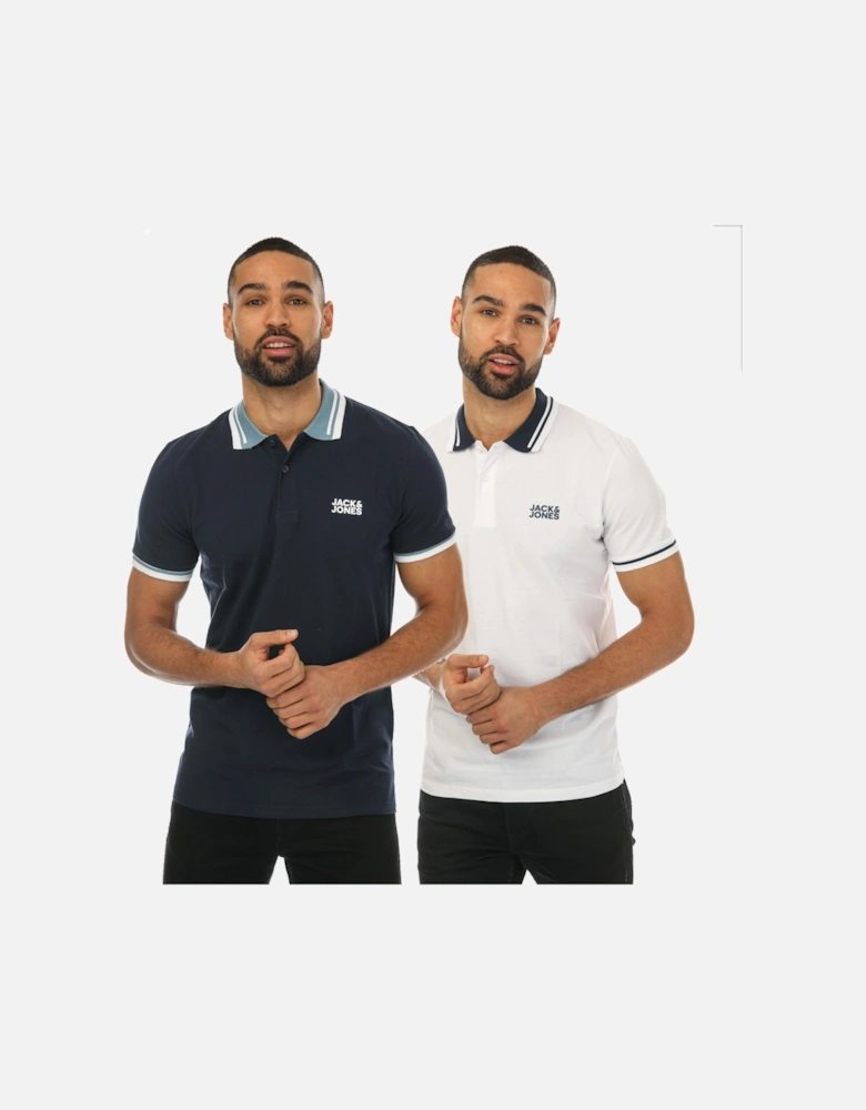 Mens Alfie 2 Pack Polo Shirts