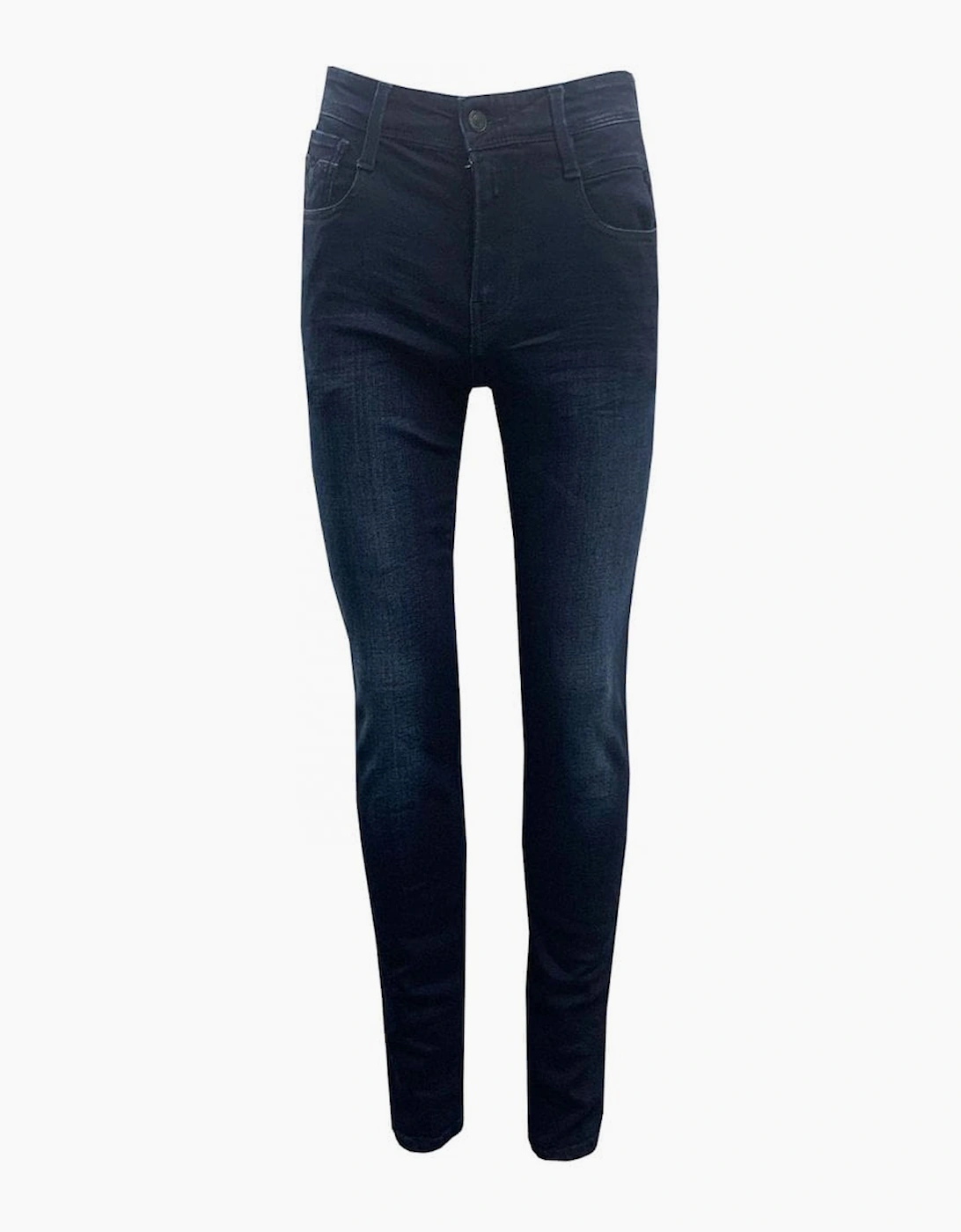 Replay Men's Navy Anbass Blue Xlite Slim Fit Denim Jeans  38/34