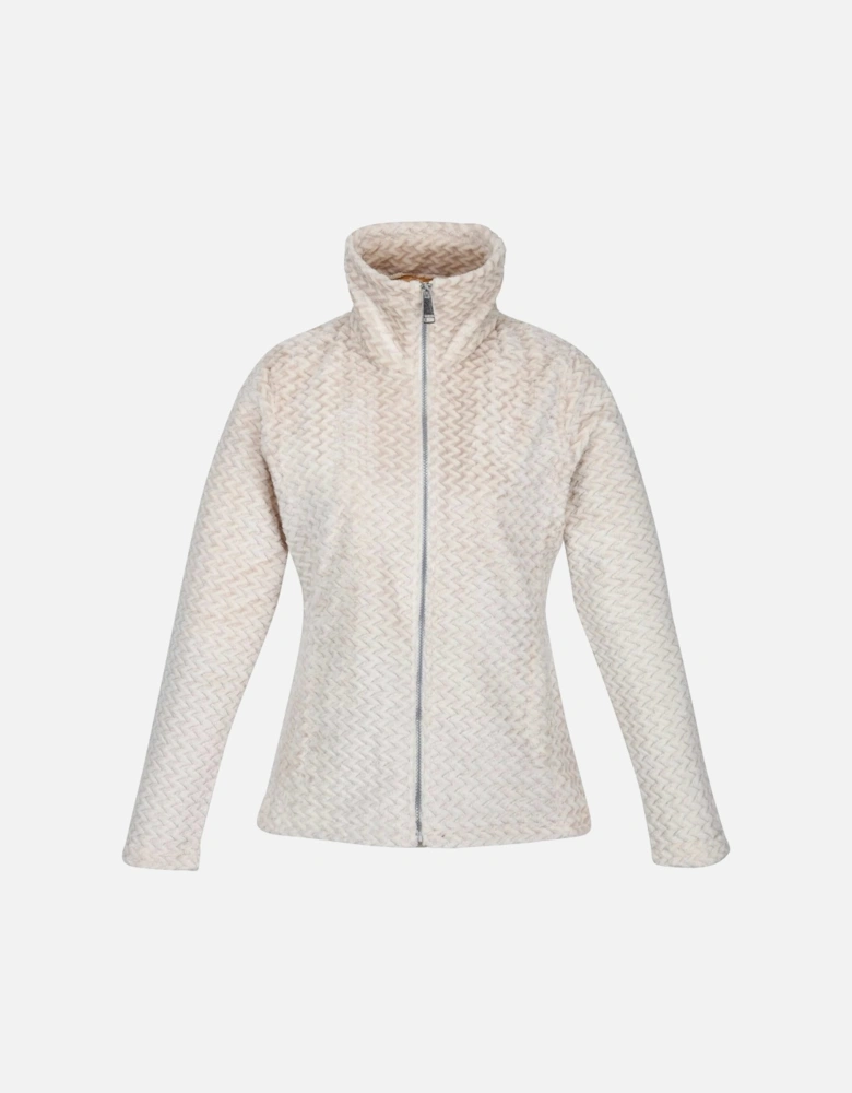 Womens/Ladies Heloise Marl Full Zip Fleece Jacket