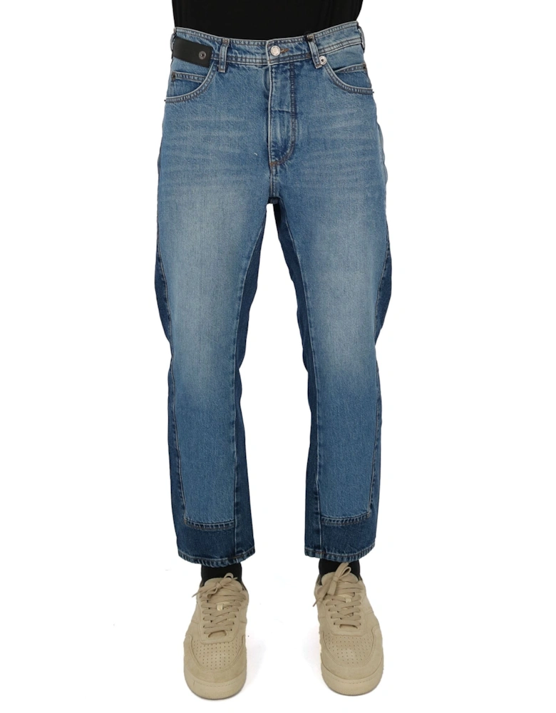 Loose Aerodynamic Jeans Blue