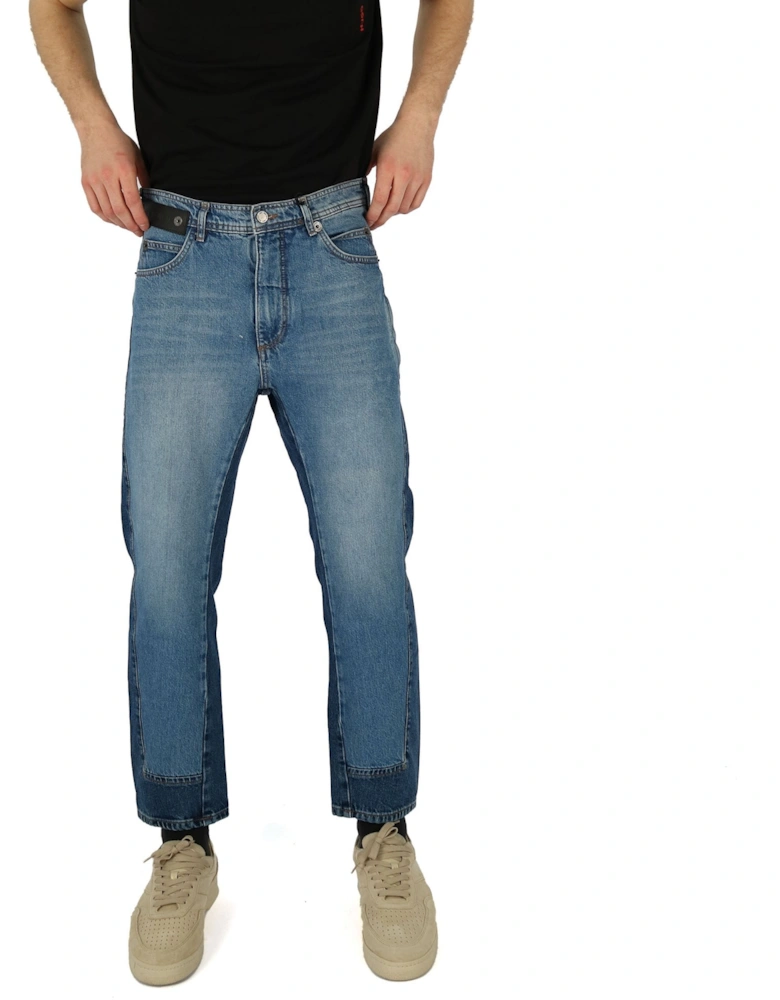 Loose Aerodynamic Jeans Blue