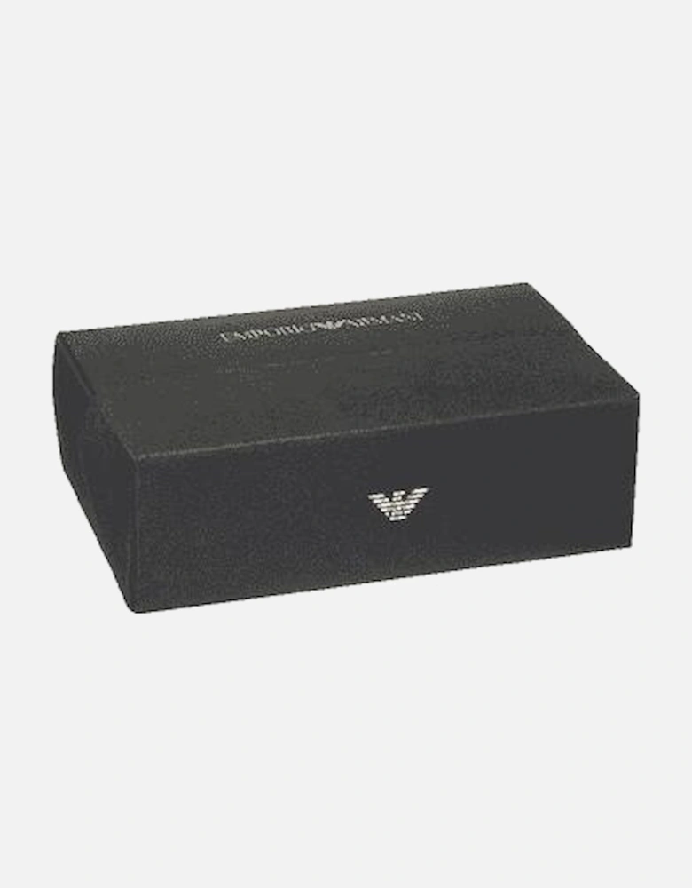 Cotton Eagle Logo Black Socks in Gift Box