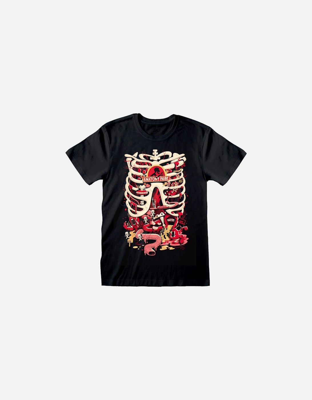 Unisex Adult Anatomy Park T-Shirt, 6 of 5