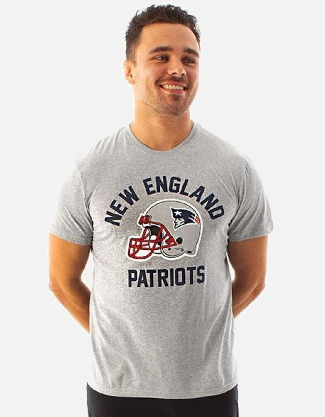 Mens New England Patriots Helmet T-Shirt