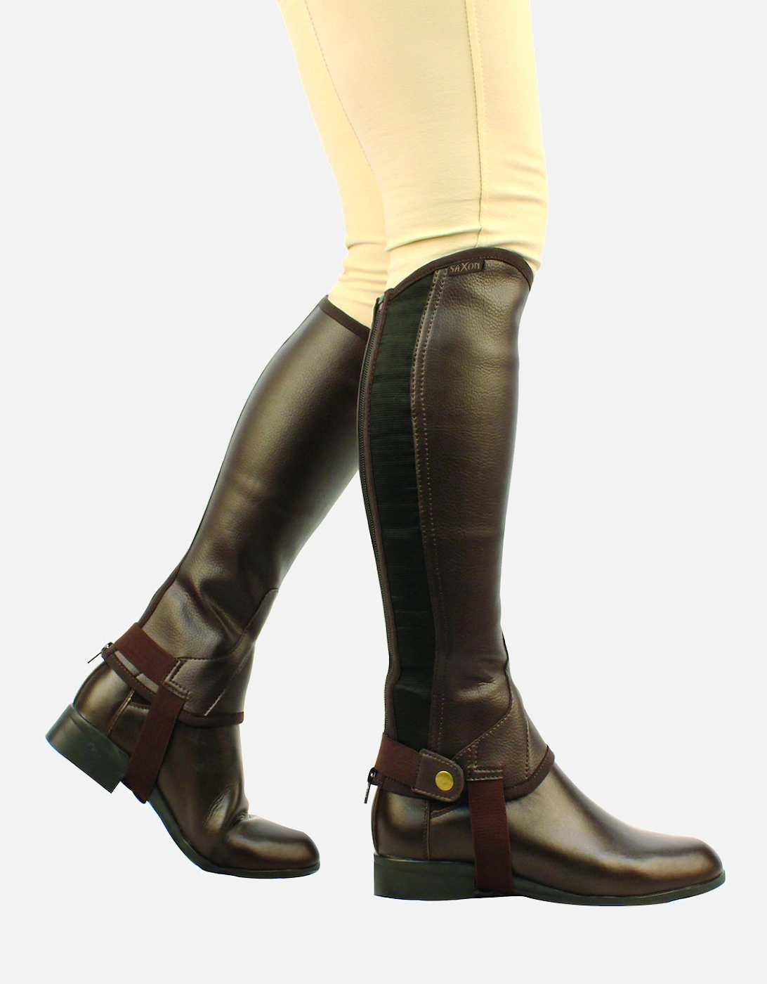 Childrens/Kids Equileather Half Chaps