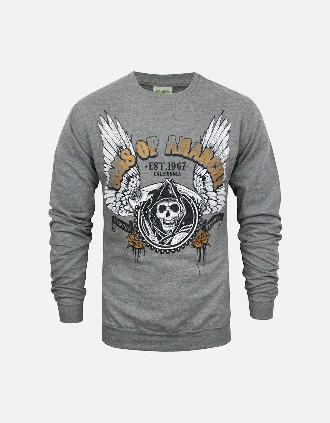 Mens Winged Reaper Sweater, 4 of 3